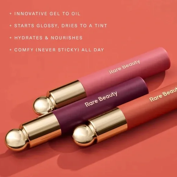 NIB Rare Beauty Soft Pinch Tinted Lip Oil in Hope - Picture 2 of 14